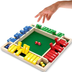 VICCES CSALÁDI JÁTÉKOK-Shut The Box Társasjáték🎲