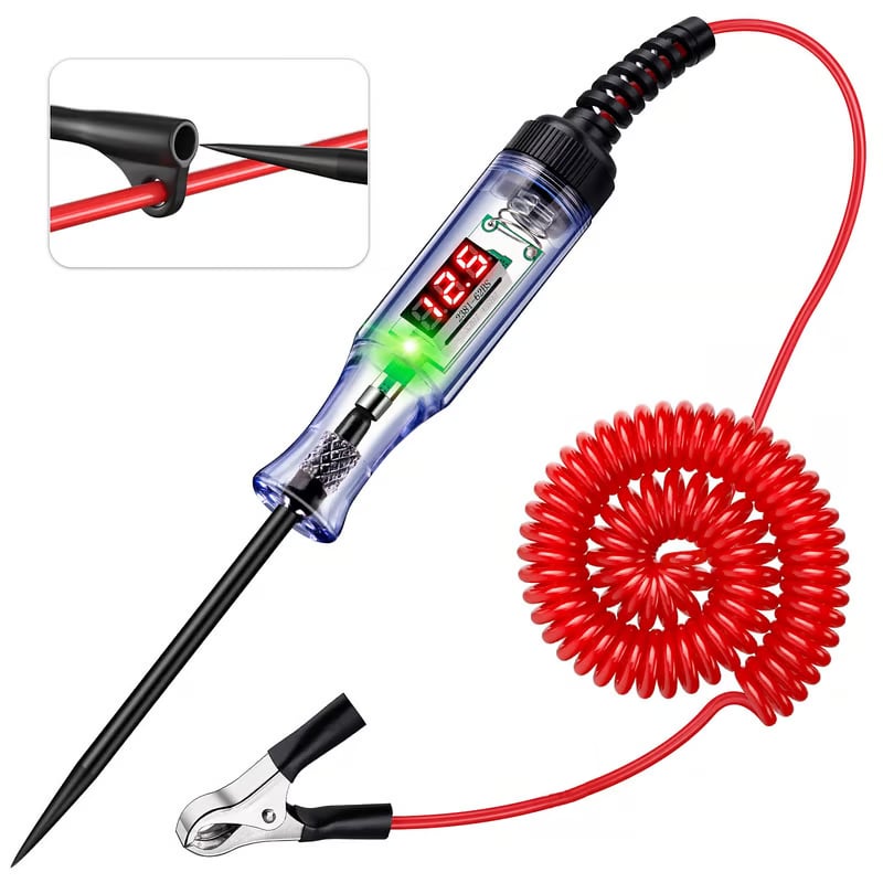 Robusztus digitális LED áramkör tesztelő 5-120V