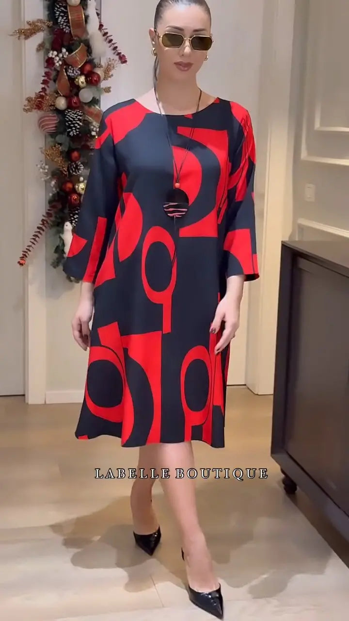 Kényelmes gombos ruha 2024 őszre/télére