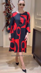 Kényelmes gombos ruha 2024 őszre/télére