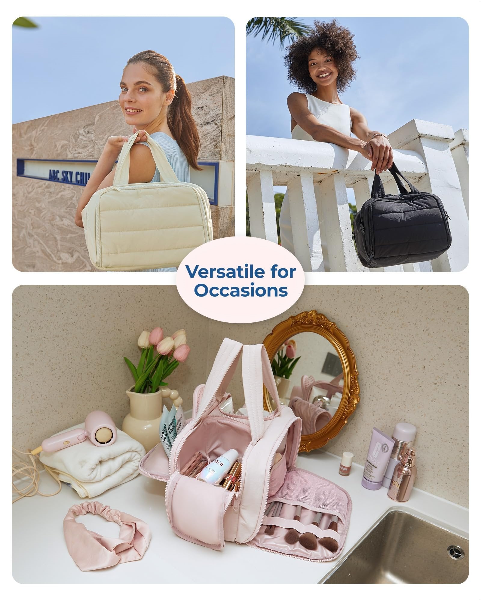 4 az 1-ben Down multifunkcionális piperetáska nőknek