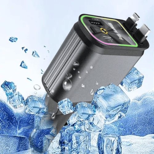 120 W-os 4 az 1-ben autós telefon töltő csillagfénnyel