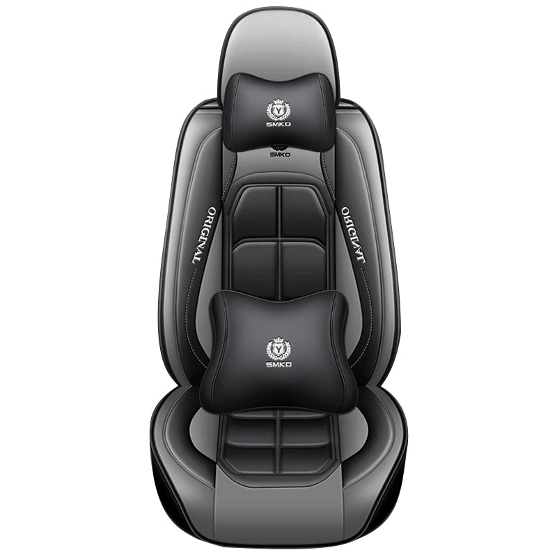 🔥Új 2025 49% KEDVEZMÉNY - Univerzális bőr autósülés párna Premium nappa bőr kényelmes üléstámla - az autómodellek 95%-ára vonatkozik