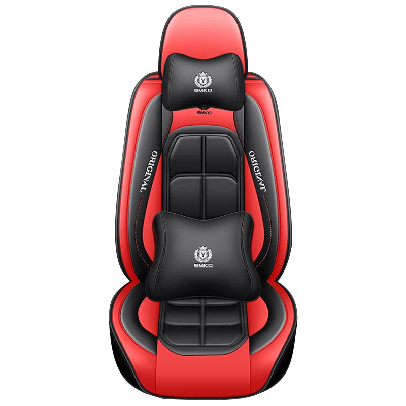 🔥Új 2025 49% KEDVEZMÉNY - Univerzális bőr autósülés párna Premium nappa bőr kényelmes üléstámla - az autómodellek 95%-ára vonatkozik