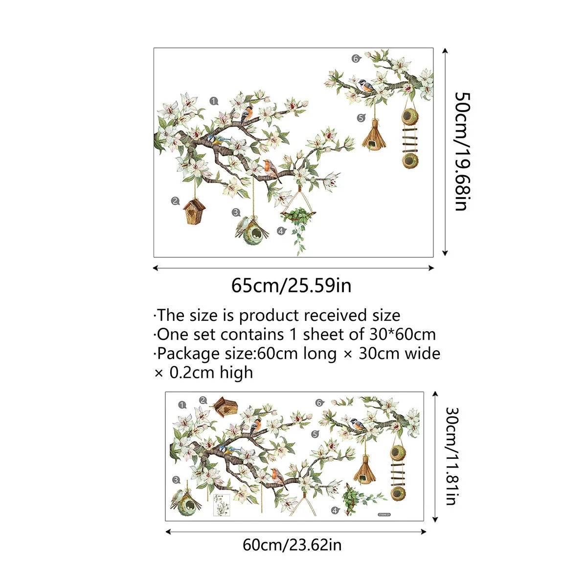 ✨UTOLSÓ NAP 70% KEDVEZMÉNY - 💐Színes virágcsokor ablakmatrica🖼️(szabadon méretre vágva)