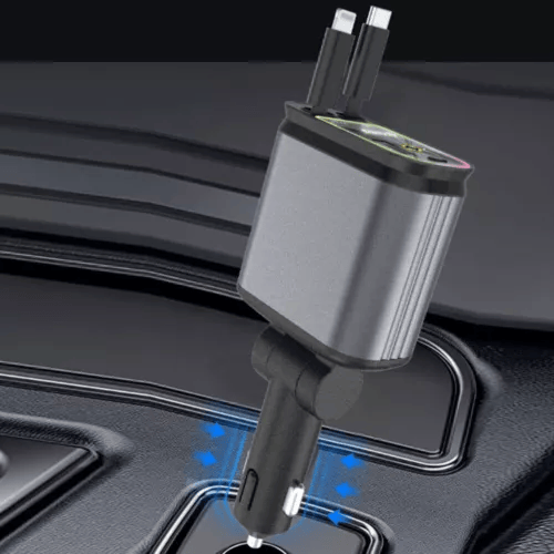 120 W-os 4 az 1-ben autós telefon töltő csillagfénnyel