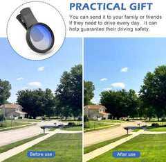 CPL 52 mm-es Clip-0n kameralencse szűrőkészlet telefonkamerákhoz, körkörös polarizátor, polarizáló szűrő, kompatibilis a legtöbb mobiltelefonnal