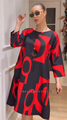 Kényelmes gombos ruha 2024 őszre/télére