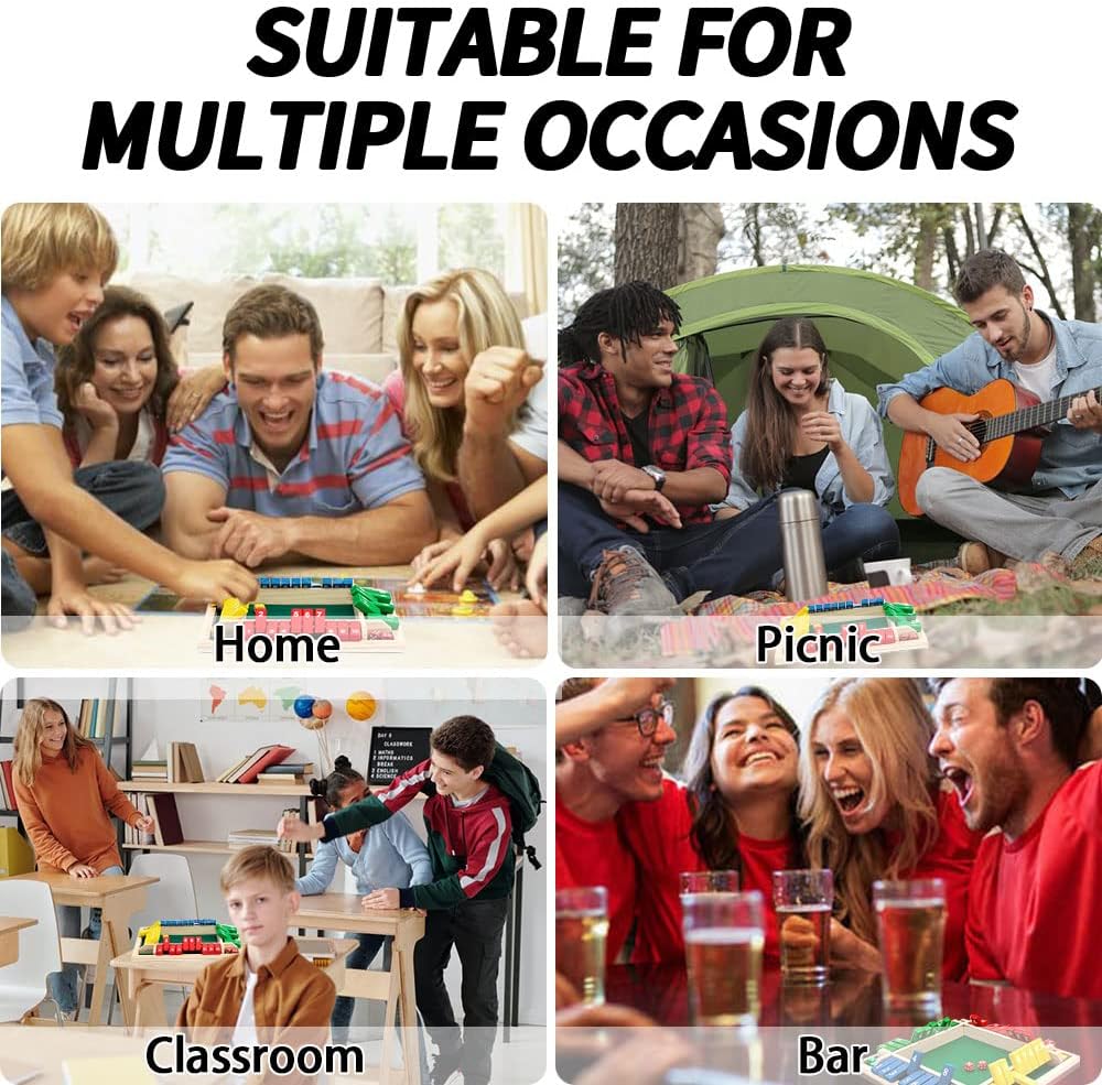 VICCES CSALÁDI JÁTÉKOK-Shut The Box Társasjáték🎲