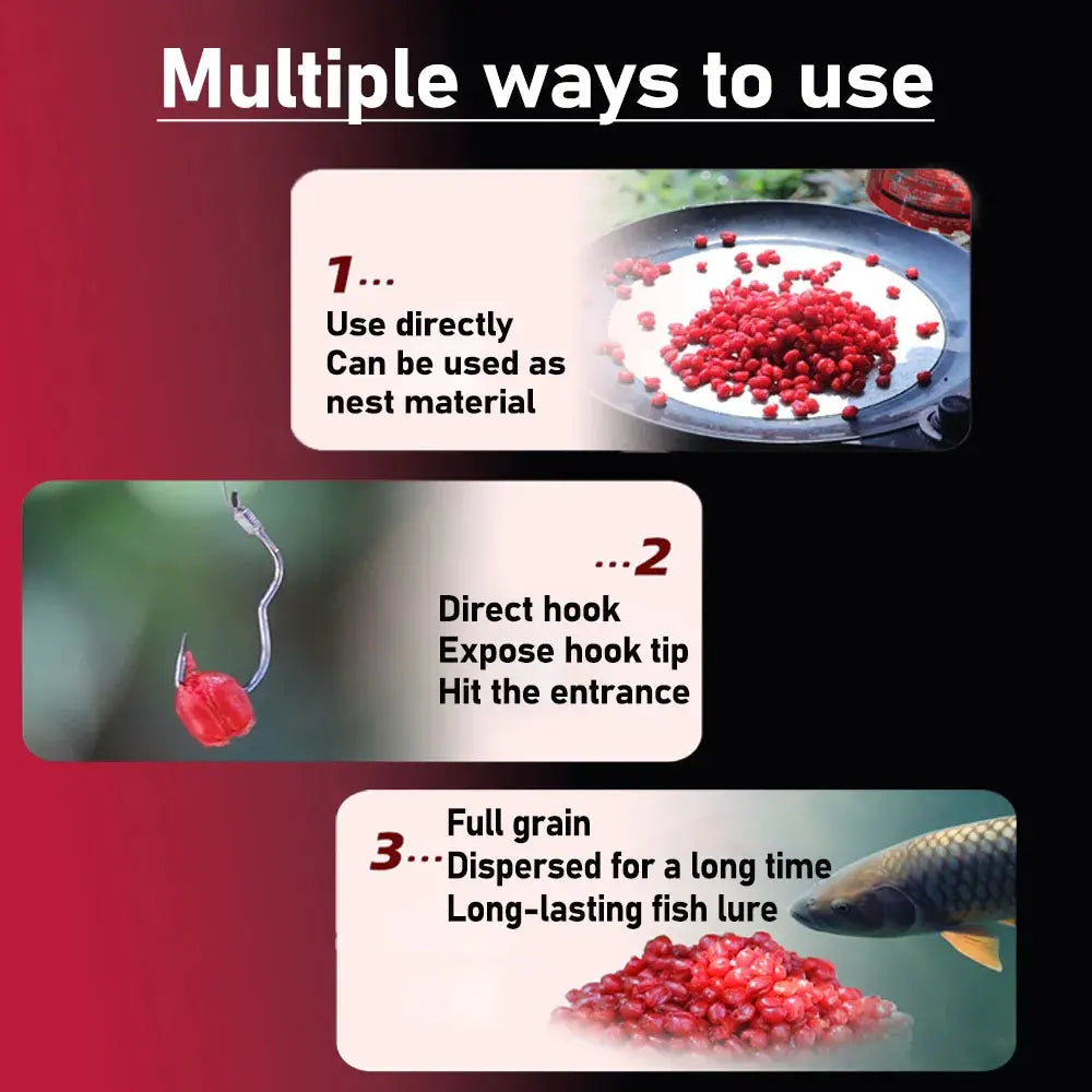 🎣【2/4/6 palack】Friss állati fehérje halászati csali granulátum