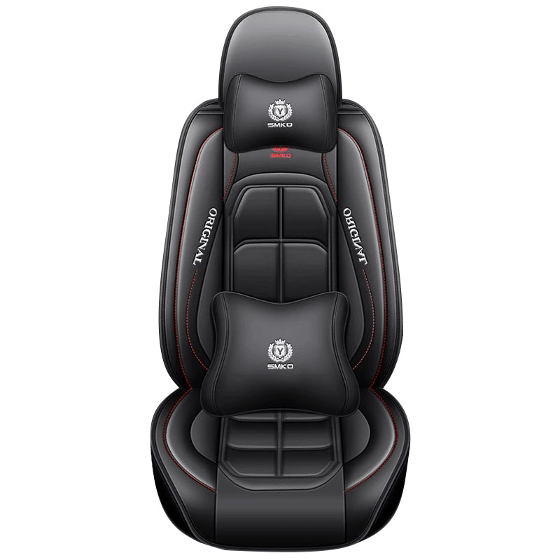 🔥Új 2025 49% KEDVEZMÉNY - Univerzális bőr autósülés párna Premium nappa bőr kényelmes üléstámla - az autómodellek 95%-ára vonatkozik