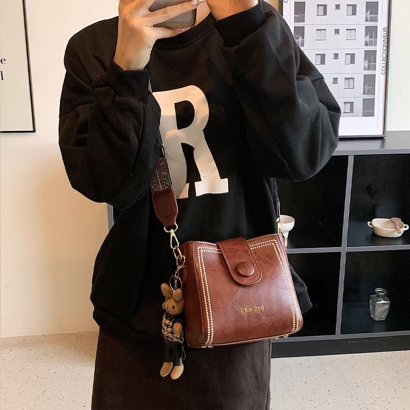 Tavaszi akció🌹[Női ajándék]Vintage divattáska állítható szélesebb vállpánttal