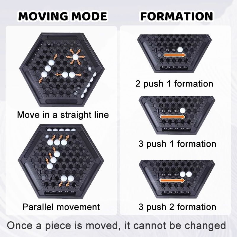 🔥Utolsó napi akció 75% KEDVEZMÉNY🎁Fekete-fehér intellektuális sakktáblás játékkészlet