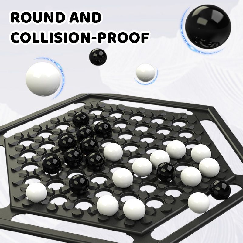 🔥Utolsó napi akció 75% KEDVEZMÉNY🎁Fekete-fehér intellektuális sakktáblás játékkészlet