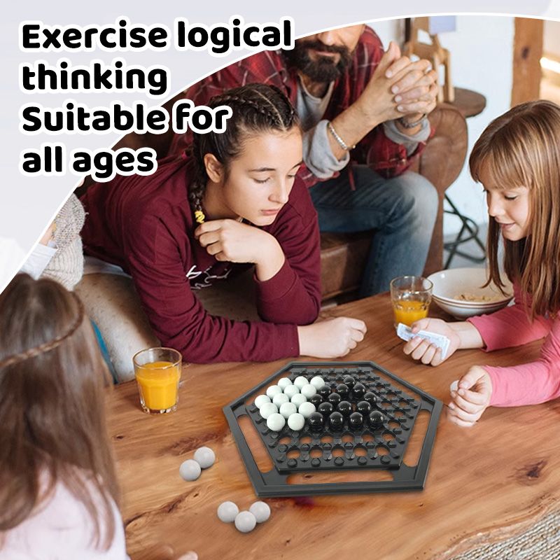 🔥Utolsó napi akció 75% KEDVEZMÉNY🎁Fekete-fehér intellektuális sakktáblás játékkészlet